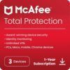 Caja de McAfee Total Protection 2024