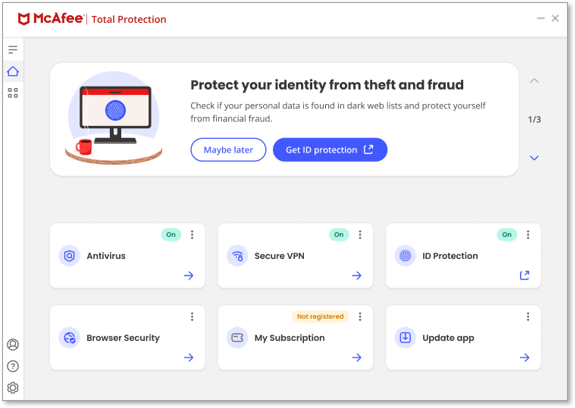 McAfee KB - Getting started with new LiveSafe and Total Protection