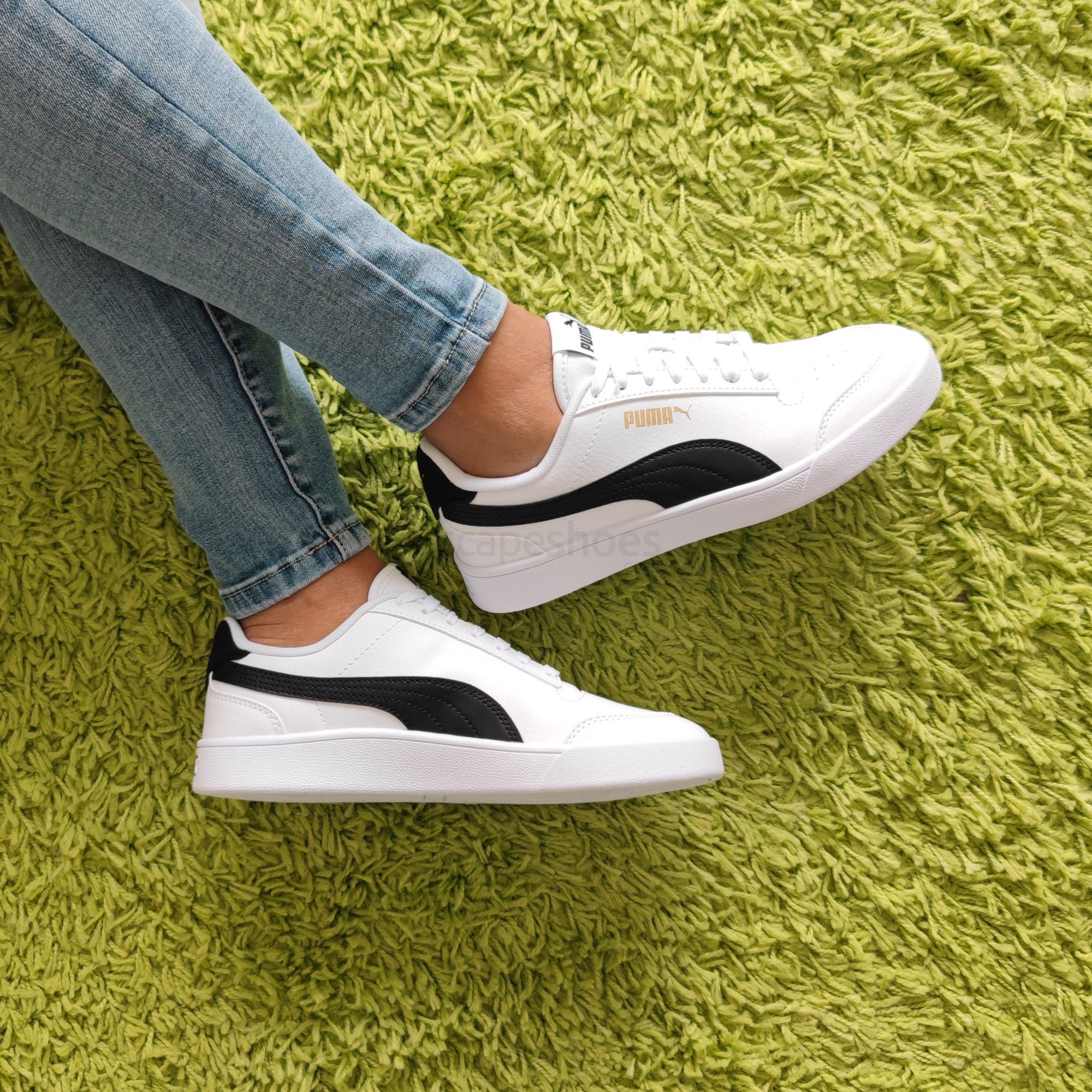 Sneakers PUMA Shuffle White Black 375688