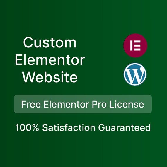 Custom Elementor Website Design Free Elementor Pro GPL License - Etsy