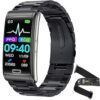 iMosi E600 Smart Watch 1.47 inch Smartwatch Fitness Running Watch Bluetooth ECGPPG Pedometer Call Reminder Compatible with Android iOS Wome