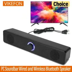 Soundbar Bluetooth PC HiFi 4D para TV y laptop