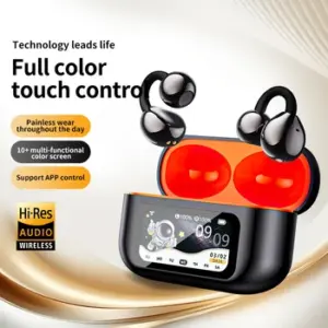 auriculares bluetooth con pantalla led