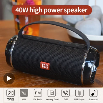 Altavoz Bluetooth portátil con radio FM impermeable