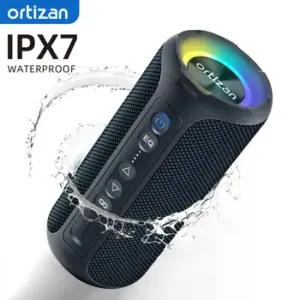 Altavoz Bluetooth Ortizan 40W impermeable IPX7 RGB