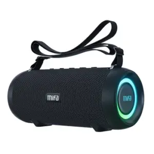 altavoz bluetooth potente 60w con luces led portátil
