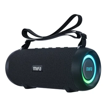 altavoz bluetooth potente 60w con luces led portátil