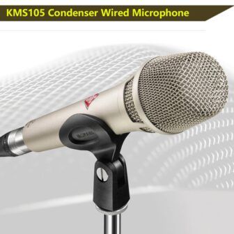 Micrófono Vocal supercardioide KMS105, condensador de estudio, micrófono de mano, Envío Gratis