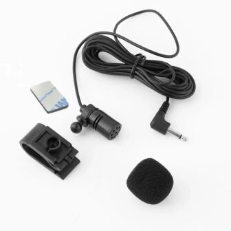 Mini micrófono para coche, Radio estéreo con cable externo, conector Jack de...