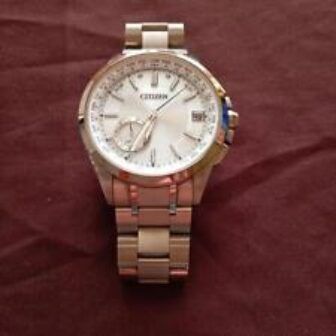 Reloj Citizen Atessa CC3010-51A GPS Solar Eco-Drive Cuarzo Blanco Super Titanio